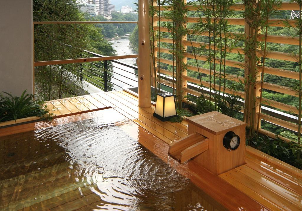 Hotel Kinugawa Onsen Sanraku Nikko Exterior foto